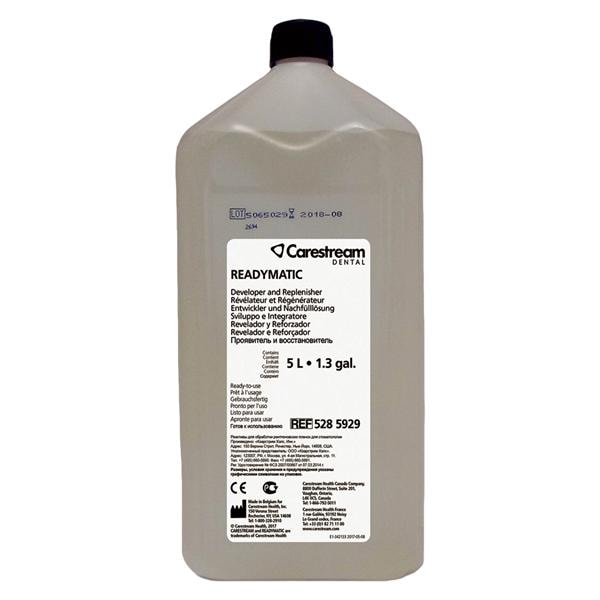 Kodak 5285929 Carestream READYMATIC Dental X-Ray Developer & Replenisher 5 Liter Kodak 5285929 Carestream READYMATIC Dental X-Ray Developer & Replenisher 5 Liter
